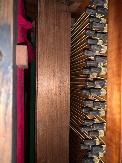 1830 (?) Kabinet piano kayu rosewood - Piano1830 (?) Kabinet piano kayu rosewood - Piano  